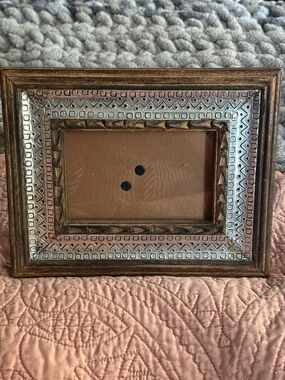 Boho/ Chic Wood & Metal 5x7 Photo Frame
